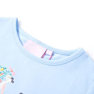 Kids' T-shirt Light Blue 92