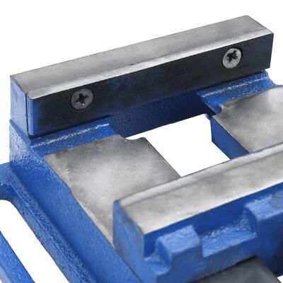 vidaXL Drill Press Vise Blue 121 mm Cast Iron