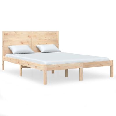 vidaXL Bed Frame without Mattress 160x200 cm Solid Wood Pine