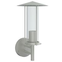 vidaXL Outdoor Wall Light Silver Stainless Steel