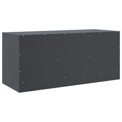 vidaXL TV Cabinet Anthracite 99x39x44 cm Steel