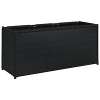 vidaXL Storage Box Black 105x34.5x45 cm Fabric