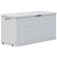 vidaXL Garden Storage Box 280 L Light Grey