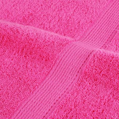 vidaXL Premium Towels SOLUND 2 pcs Pink 100x200 cm 600 gsm