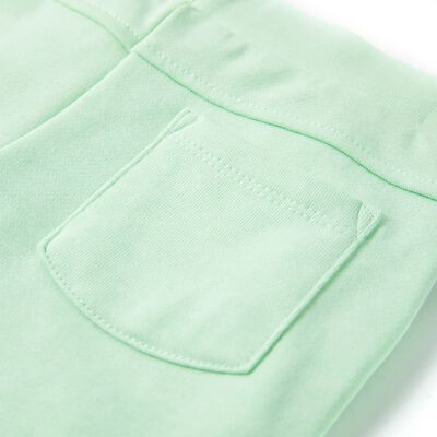 Kids' Shorts with Drawstring Bright Green 104