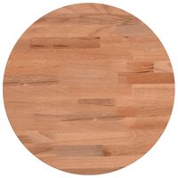 vidaXL Table Top Ø30x1.5 cm Round Solid Wood Beech