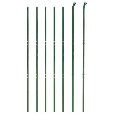 vidaXL Chain Link Fence Green 2x10 m