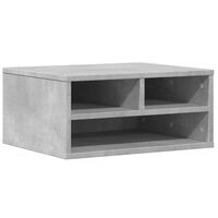 vidaXL Printer Stand Concrete Grey 49x40x22,5 cm Engineered Wood