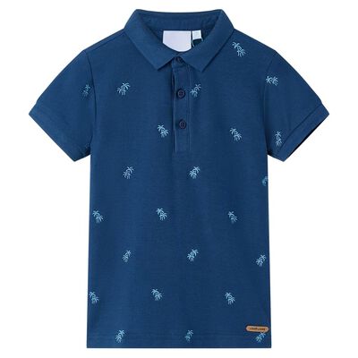 Kids' Polo Shirt Dark Blue 92