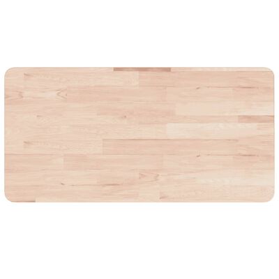 vidaXL Bathroom Countertop 100x60x4 cm Untreated Solid Wood