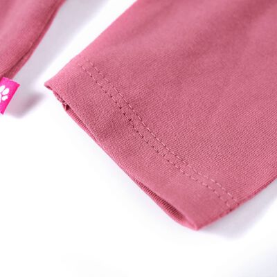 Kids' T-shirt with Long Sleeves Raspberry 92