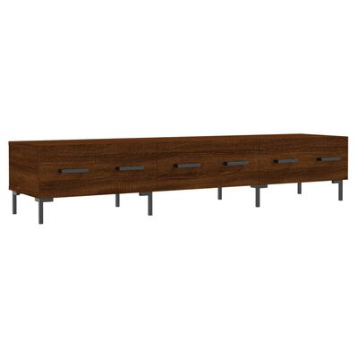 vidaXL TV Cabinet Brown Oak 150x36x30 cm Engineered Wood