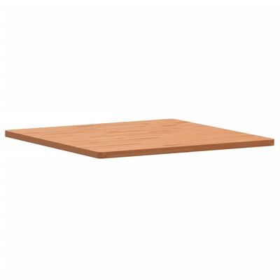 vidaXL Table Top 80x80x2.5 cm Square Solid Wood Beech