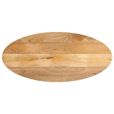 vidaXL Table Top 140x50x3.8 cm Oval Solid Wood Mango