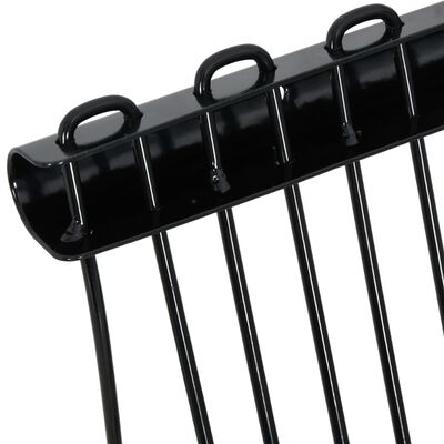 vidaXL Pitchfork Head with 18 Tines Black Steel