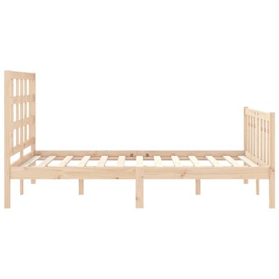 vidaXL Bed Frame without Mattress 140x200 cm Solid Wood Pine