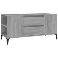 vidaXL TV Cabinet Grey Sonoma 102x44.5x50 cm Engineered Wood