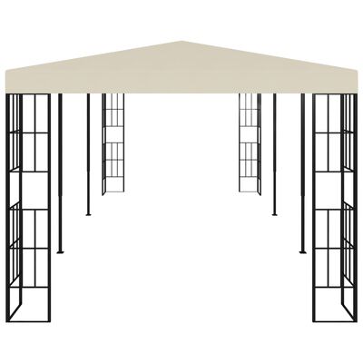 vidaXL Gazebo 3x6 m Cream