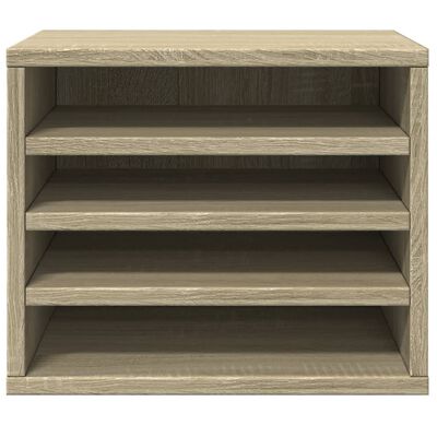 vidaXL Desk Organiser Sonoma Oak 36x26x29.5 cm Engineered wood