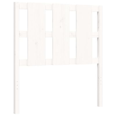 vidaXL Bed Frame without Mattress White 90x200 cm Solid Wood