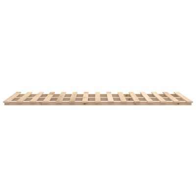 vidaXL Bed Frame without Mattress 100x200 cm Solid Wood Pine