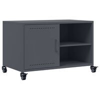 vidaXL TV Cabinet Anthracite 68x39x43.5 cm Steel