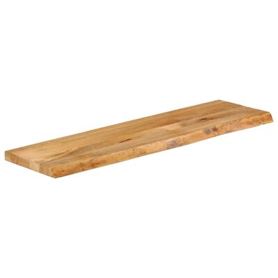 vidaXL Table Top Live Edge 110x30x2.5 cm Solid Wood Mango