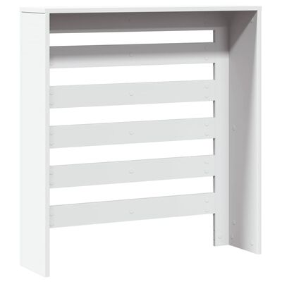 vidaXL Radiator Cover White 78x20x82 cm Engineered Wood