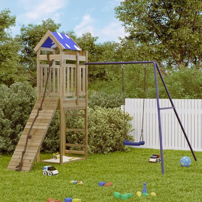 vidaXL Outdoor Playset Impregnated Wood Pine