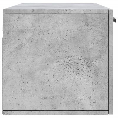 vidaXL Wall Cabinet Concrete Grey 100x36.5x35 cm Engineered Wood