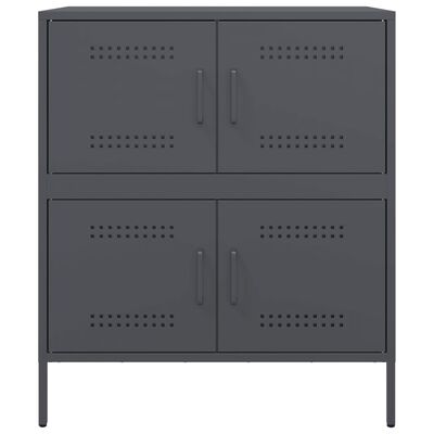 vidaXL Sideboard Anthracite 68x39x79 cm Steel