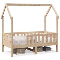 vidaXL Kids' House Bed Frame without Mattress 80x160 cm Pine