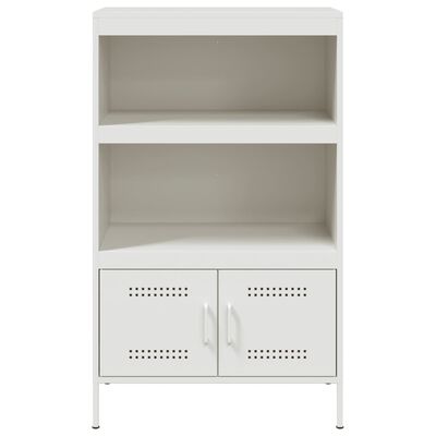 vidaXL Highboard White 68x39x113 cm Steel