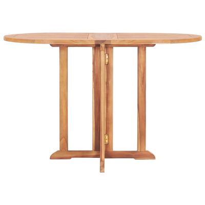 vidaXL Folding Butterfly Garden Table 120x70x75 cm Solid Teak Wood