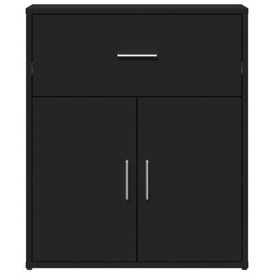 vidaXL Sideboard Black 60x31x70 cm Engineered Wood