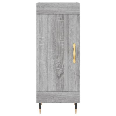 vidaXL Highboard Grey Sonoma 34.5x34x180 cm Engineered Wood