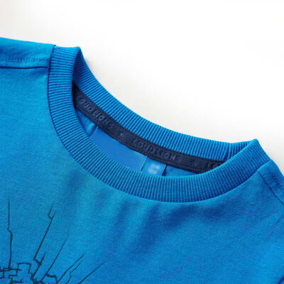 Kids' T-shirt with Long Sleeves Cobalt Blue 116