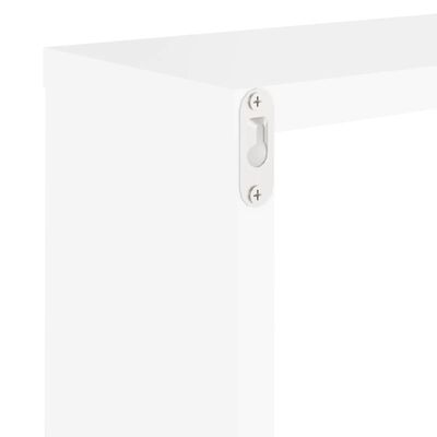 vidaXL Wall Cube Shelves 2 pcs White 30x15x30 cm