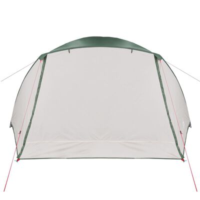 vidaXL Family Tent with Porch 6-Person Green Waterproof