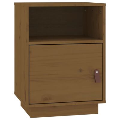 vidaXL Bedside Cabinets 2 pcs Honey Brown 40x34x55 cm Solid Wood Pine