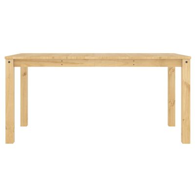 vidaXL Dining Table Panama 160x80x75 cm Solid Wood Pine