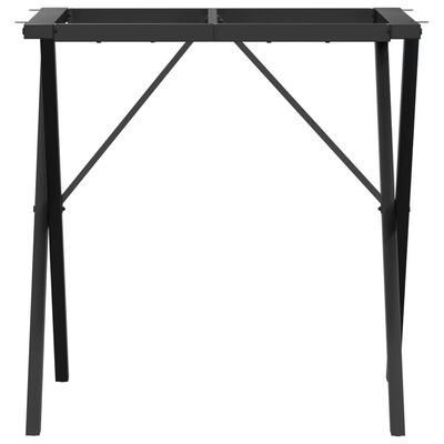 vidaXL Dining Table Legs X-Frame 70x70x73 cm Cast Iron