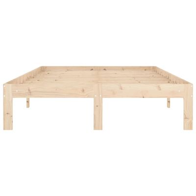 vidaXL Bed Frame without Mattress Solid Wood Pine 120x200 cm