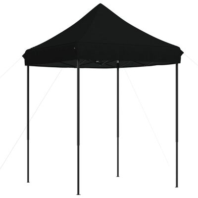 vidaXL Foldable Party Tent Pop-Up Black 200x200x306 cm