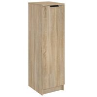 vidaXL Shoe Cabinet Sonoma Oak 30x35x100 cm Engineered Wood