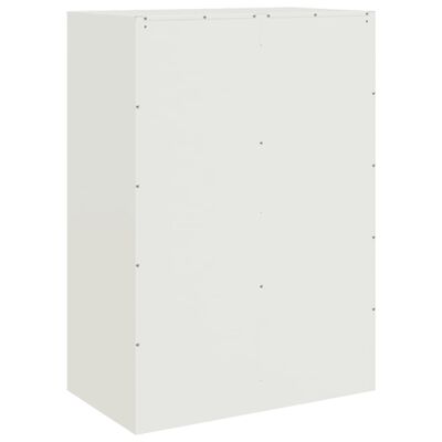 vidaXL Highboard White 67x39x95 cm Steel