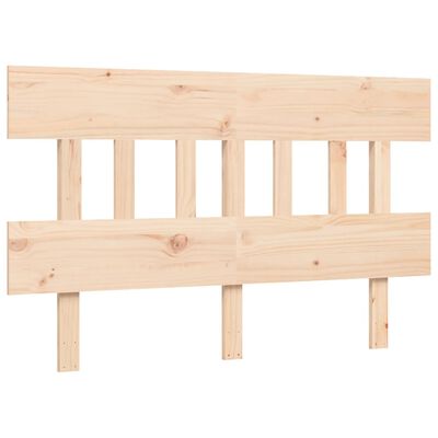 vidaXL Bed Frame without Mattress Double Solid Wood