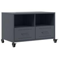 vidaXL TV Cabinet Anthracite 68x39x43.5 cm Steel