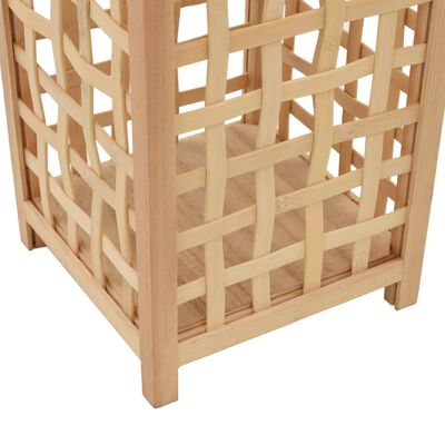 vidaXL Hanging Candle Lantern Holder Bamboo Natural