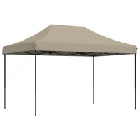 vidaXL Foldable Party Tent Pop-Up Taupe 410x279x315 cm